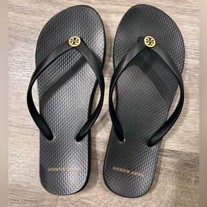 Tory Burch Black Flip Flops - 7.5